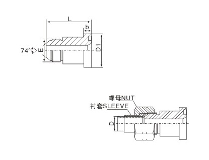 四通正中間氣動快速接頭的安裝方式